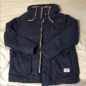 Navy H&M Winter Coat